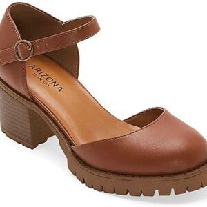Arizona Jean Company Women's Tan Block Heel Shoes